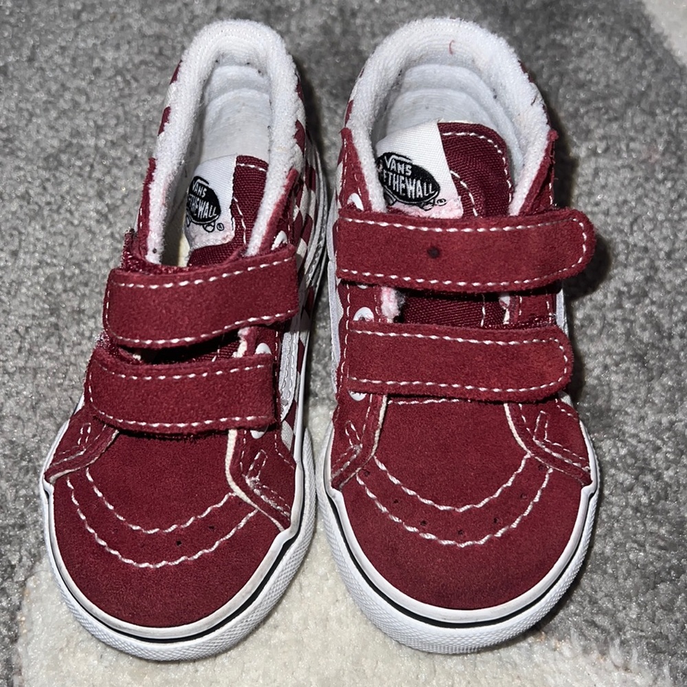 Toddler checkered vans